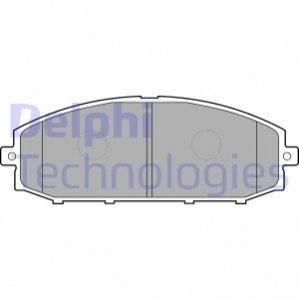 LP1305 Delphi Тормозные колодки, дискові