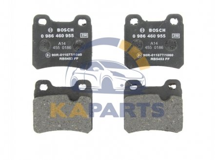 0 986 460 955 BOSCH Гальмівні колодки дискові