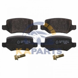 16525 FEBI BILSTEIN Гальмівні колодки, дискові