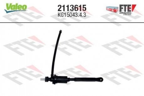 2113615 Valeo Циліндр зчеплення головний NISSAN/OPEL/RENAULT
