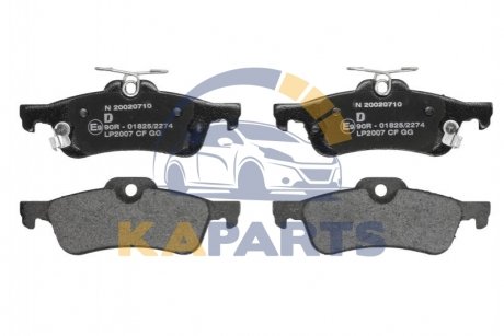 LP2007 Delphi Гальмівні колодки дискові DAIHATSU/TOYOTA Charade/Yaris "R "05-11