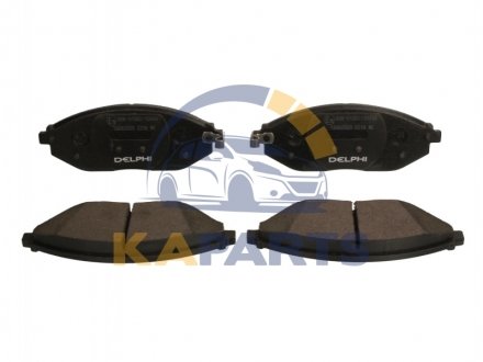 LP2218 Delphi Гальмівні колодки, дискові