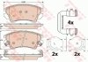 GDB1783 TRW Комплект тормозных колодок, дисковый тормоз (фото 1)