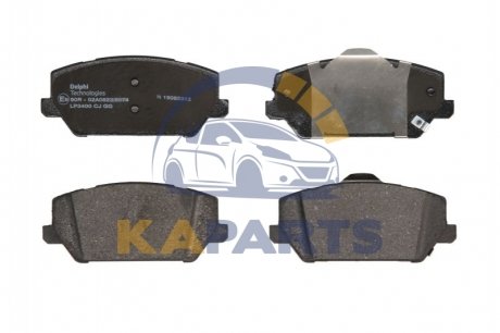 Гальмівні колодки, дискові LP3400