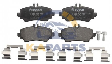 0 986 424 469 BOSCH Гальмівні колодки, дискові