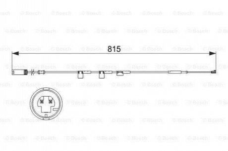 1 987 473 524 BOSCH Датчик зносу,гальм.колодки