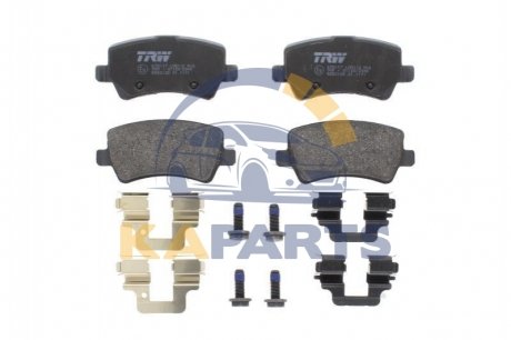 GDB2125 TRW Тормозные колодки, дискові