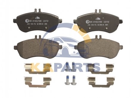 13.0470-2732.2 ATE Колодки гальмівні дискові керамічні, к-кт