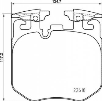 P 06 106 BREMBO Гальмівні колодки дискові