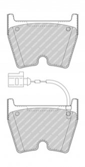 FDB5023 FERODO Гальмівні колодки, дискові
