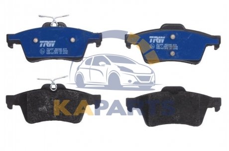 GDB1621BTE TRW Тормозные колодки, дискові