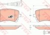 GDB1557 TRW Колодки тормозные дисковые задние Audi A4, A6 (99-)/ VW Т5 (З Датчиком) (тип LUCAS) (GDB1557) TRW (фото 1)