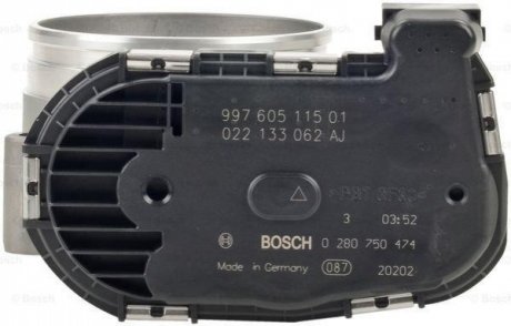 0 280 750 474 BOSCH Патрубок дросельної заслінки