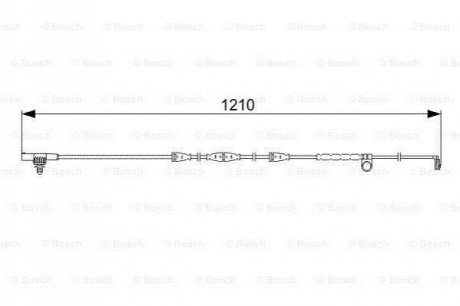 1 987 473 054 BOSCH Датчик зносу гальмівних колодок