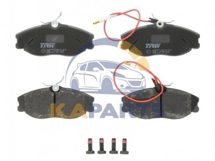 GDB1259 TRW Тормозные колодки, дискові
