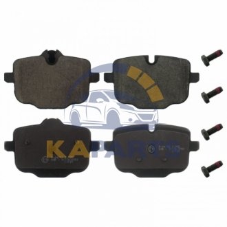 16812 FEBI BILSTEIN Тормозные колодки, дискові