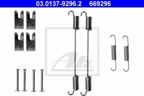 03.0137-9296.2 ATE Комплектуючі для гальмівних колодок