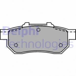 LP1456 Delphi Гальмівні колодки, дискові