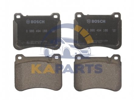 0 986 494 166 BOSCH Гальмівні колодки, дискові