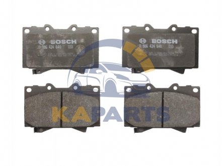 0 986 424 640 BOSCH Гальмівні колодки дискові