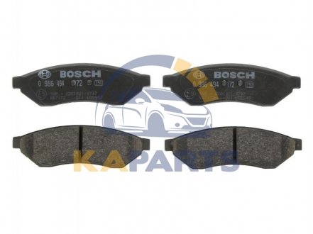 0 986 494 172 BOSCH Гальмівні колодки дискові