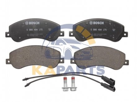 0 986 494 170 BOSCH Гальмівні колодки дискові