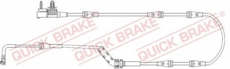 WS0442A QUICK BRAKE Датчик зносу,гальм.колодки