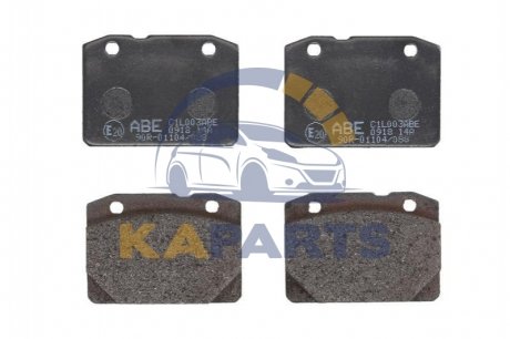C1L003ABE ABE Тормозные колодки, дискові