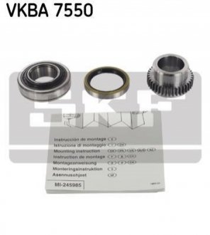 VKBA 7550 SKF Підшипник колеса,комплект