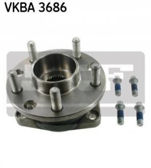 VKBA 3686 SKF Підшипник колеса,комплект