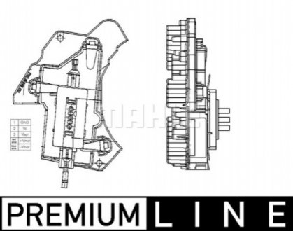 ABR24000P MAHLE / KNECHT Реостат вентилятора обігрівача MERCEDES C(W202)/CLK(A208)/E(W210)1.8-5.4 93-08