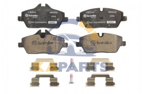 P 06 034X BREMBO Гальмівні колодки, тюнінг