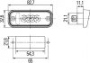 2KA 010 278-317 HELLA Підсвітка номерного знака (фото 2)