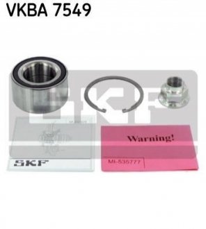 VKBA 7549 SKF Підшипник колеса,комплект