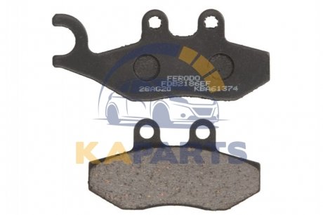 Гальмівні колодки FDB2186EF