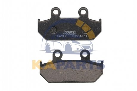 Гальмівна колодка (диск) FDB663EF