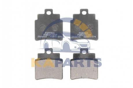 Гальмівна колодка (диск) FDB2141EF