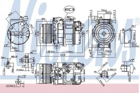 89595 NISSENS Компресор кондиціонера