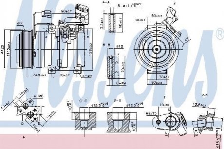 89586 NISSENS Компресор кондиционера