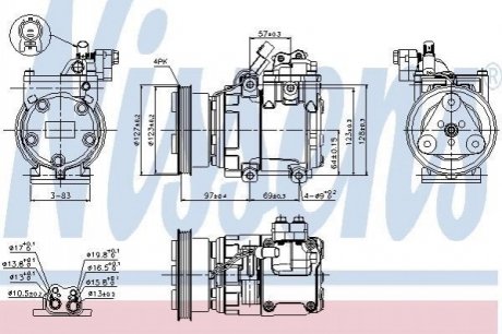 89277 NISSENS Компресор кондиционера