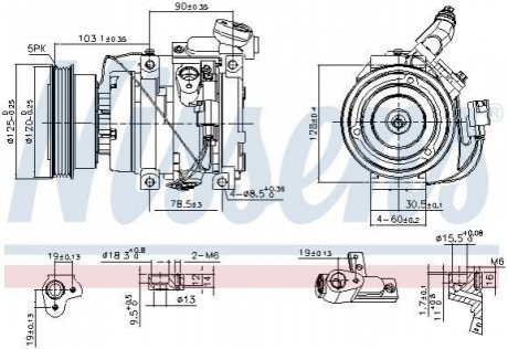 89576 NISSENS Компресор кондиционера