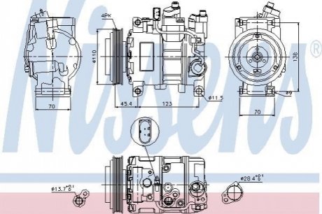 89049 NISSENS Компресор кондиционера