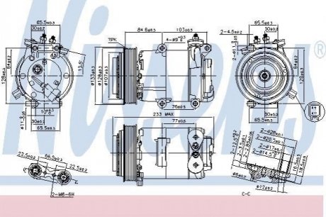 89569 NISSENS Компресор кондиционера