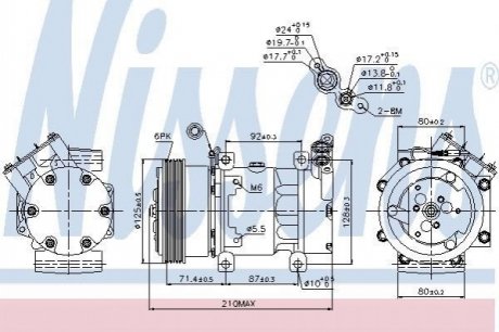 89159 NISSENS Компресор кондиціонера