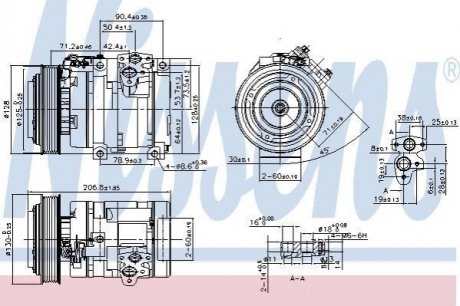 890371 NISSENS Компресор