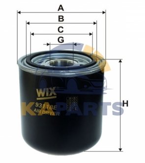 93118E WIX FILTERS Фільтр вологоосушувача