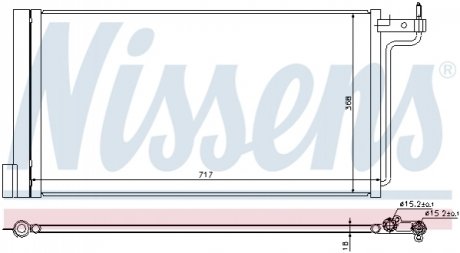 940181 NISSENS Радіатор кондиціонера First Fit