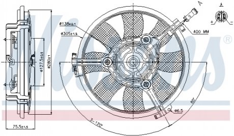 85691 NISSENS Вентилятор радіатора