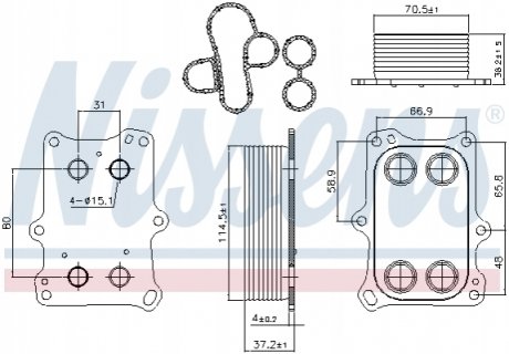 Охолоджувач мастила 90969
