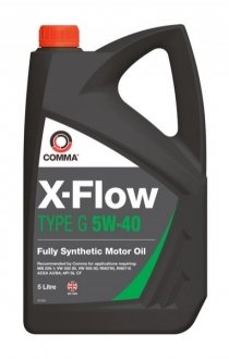 X-FLOW G 5W40 SYNT. 5L COMMA Олива для двигуна